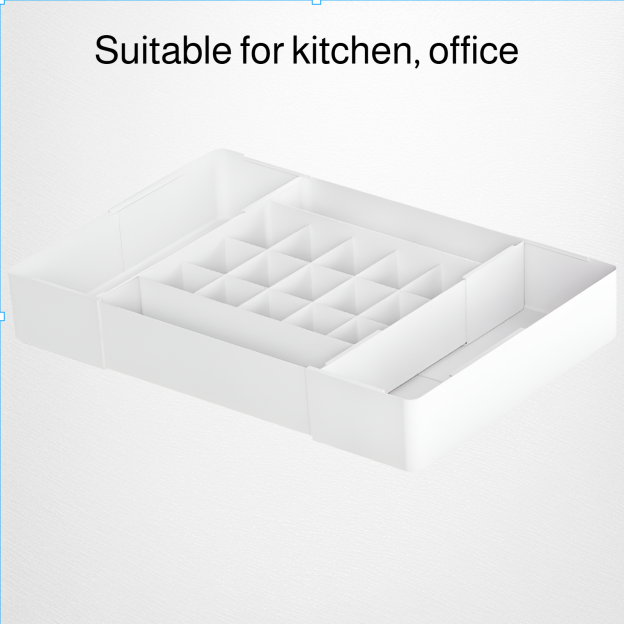 Modular Storage Compartment Box for Household Drawer Organization