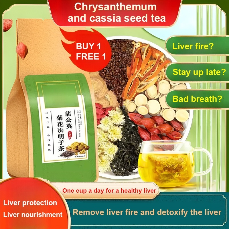 Dandelion, Chrysanthemum and Cassia Seed Tea