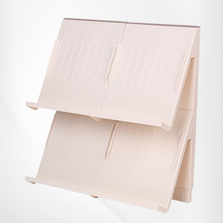  No-Drill Entryway Shoe Stand - Space-Saving Plastic Shoe Rack for Home