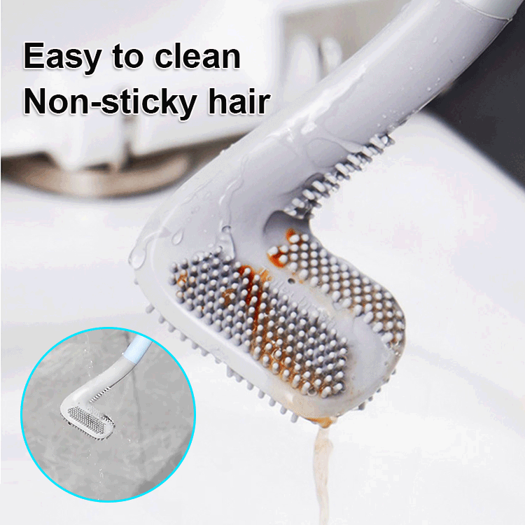 Creative silicone toilet brush