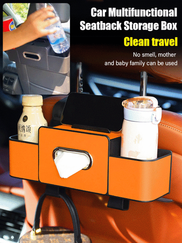【Space-Saving】Car Multi-Function Backrest Storage Box