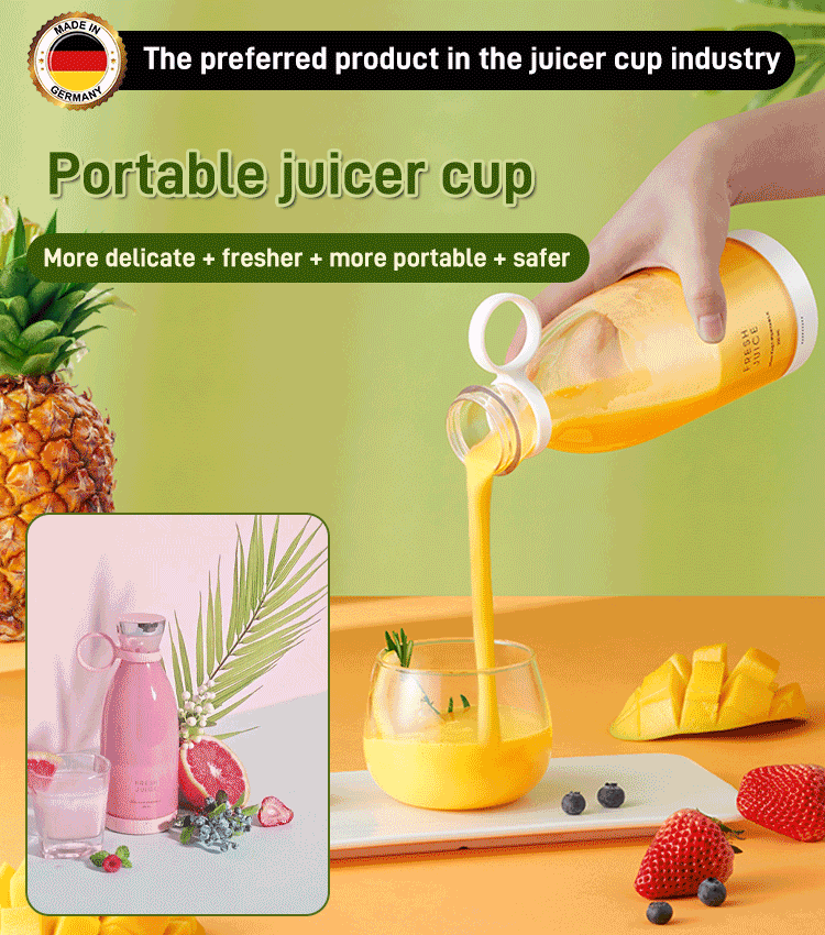 [Preferred Juicing Cup] Wireless Portable Fruit Juicer
