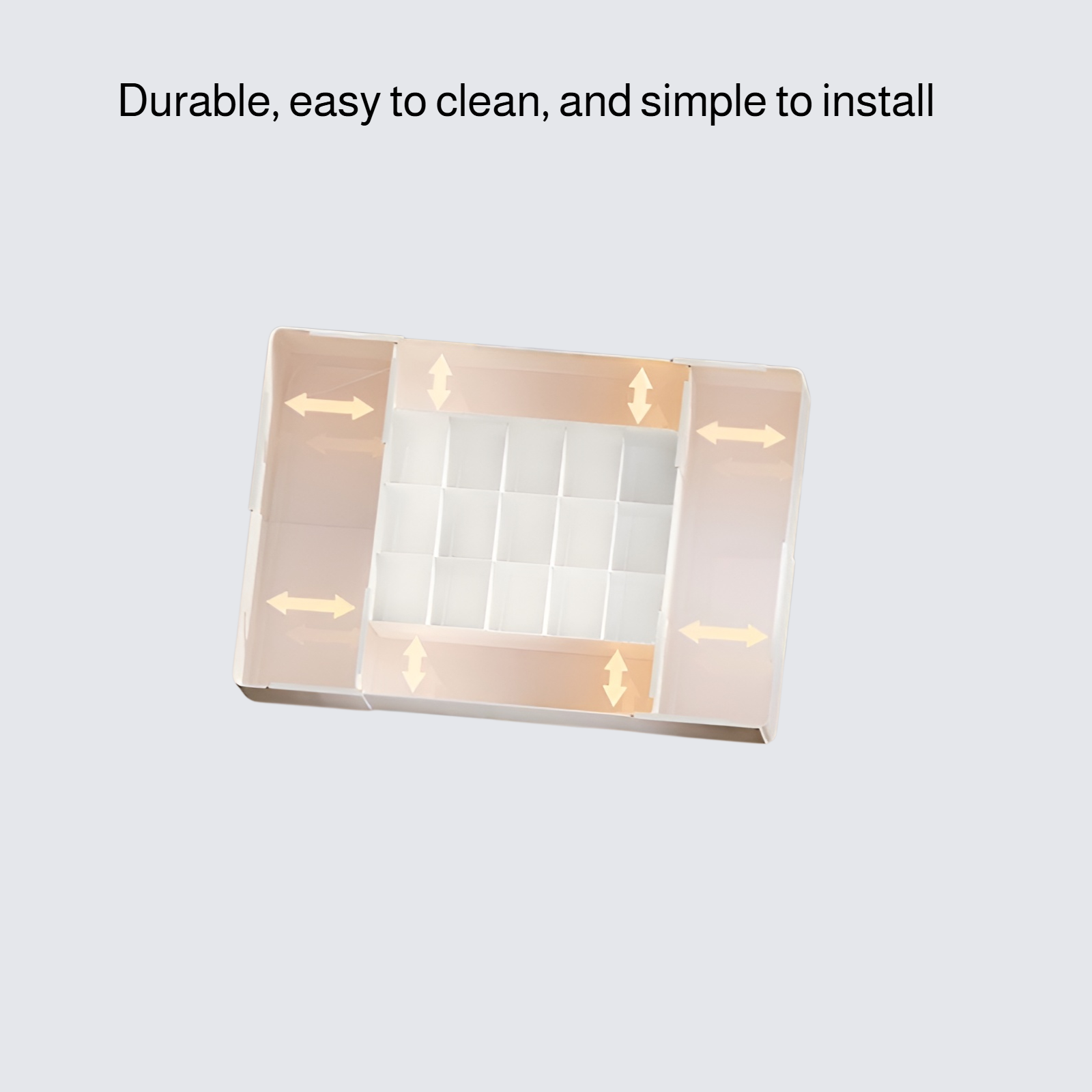 Modular Storage Compartment Box for Household Drawer Organization