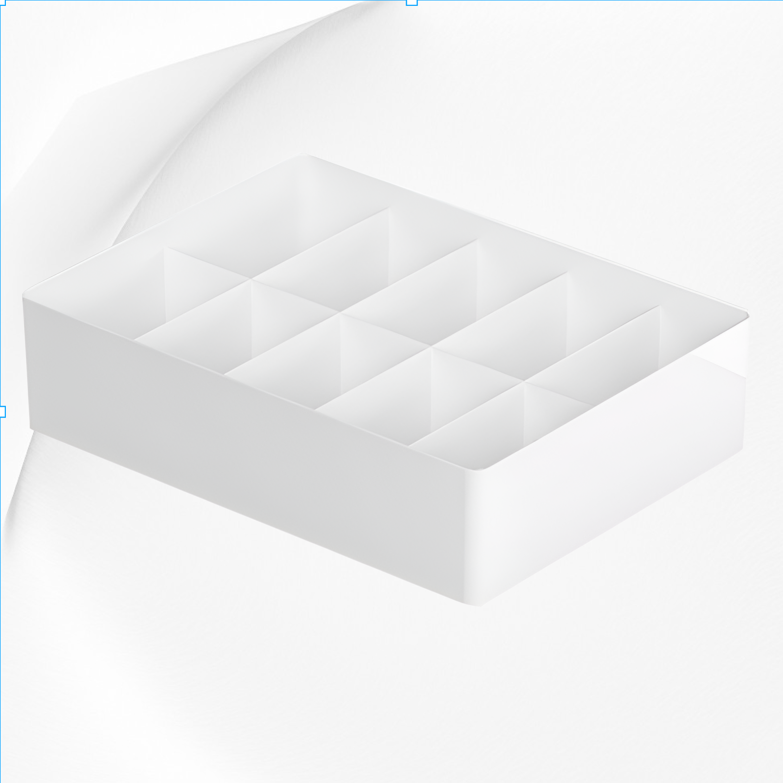 Modular Storage Compartment Box for Household Drawer Organization