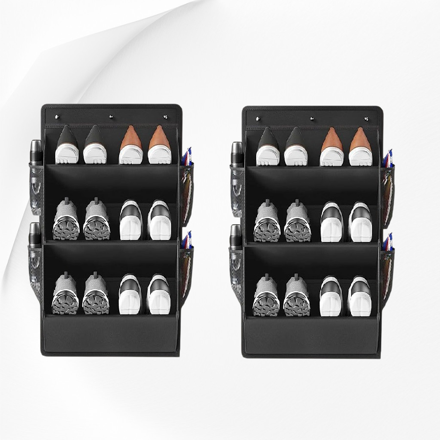 Wall-mounted Shoe Rack and Storage Bag
