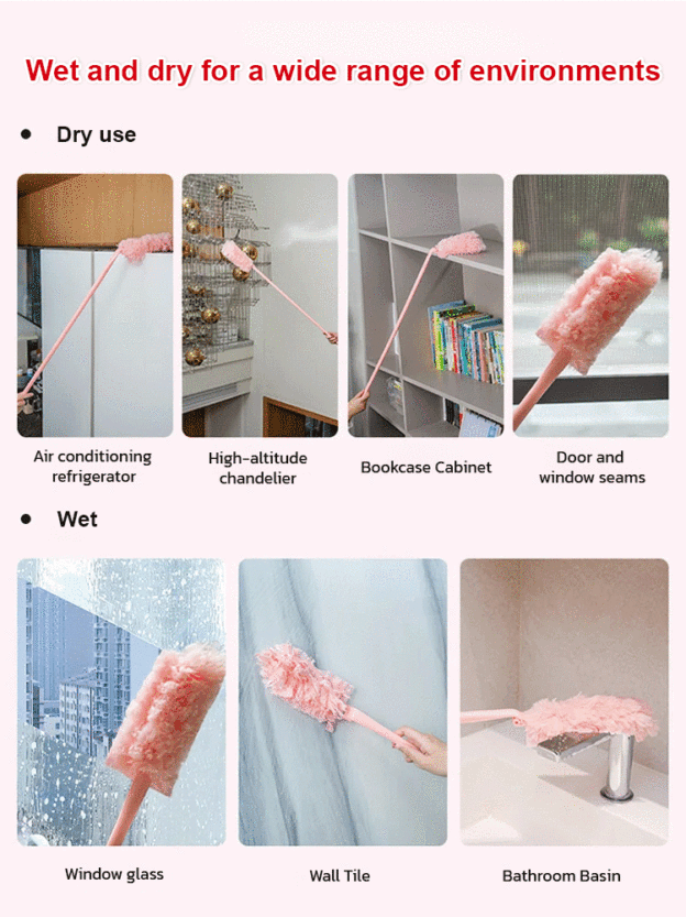 【Electrostatic adsorption】Magic dust bubble duster