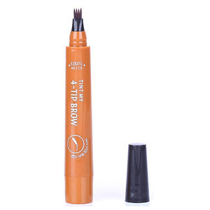 Waterproof, sweat-proof and non-smudging four-pronged eyebrow pencil