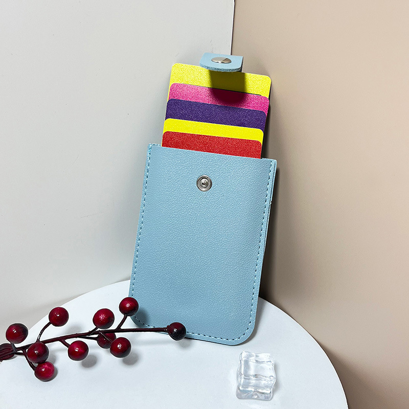 Multiple card slots stacked concealed pull-out card holder