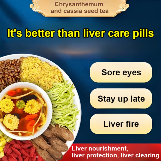 Dandelion, Chrysanthemum and Cassia Seed Tea