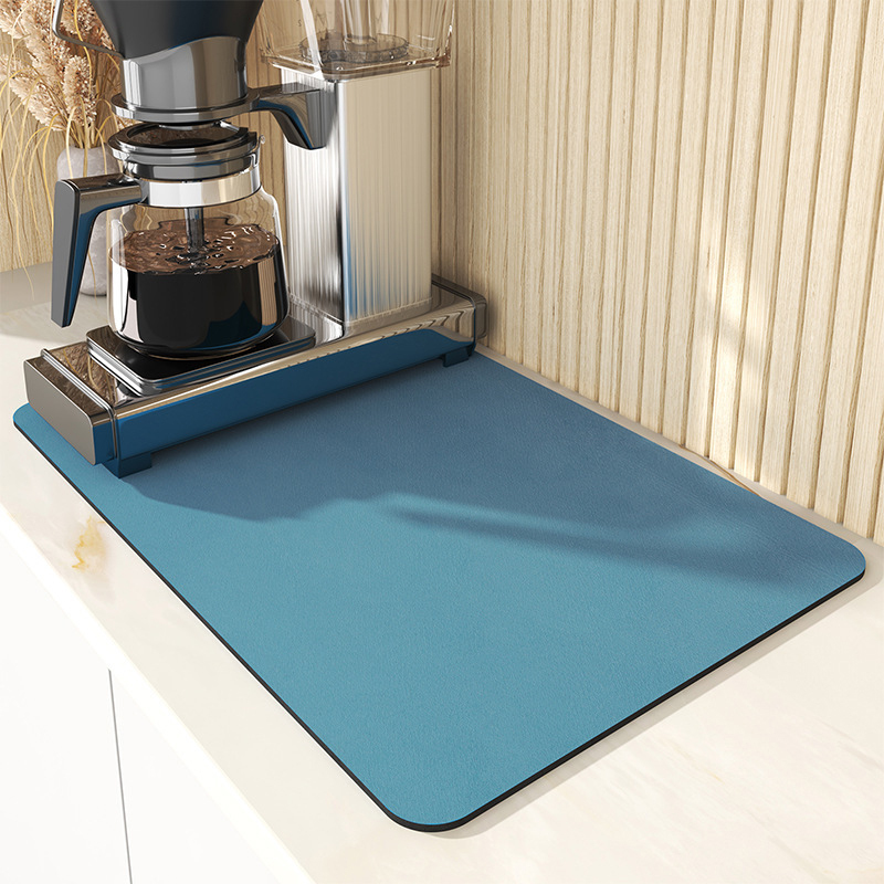 Kitchen no-wash draining mat