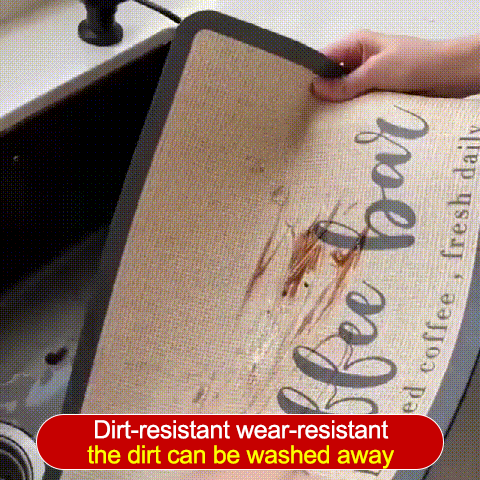 Kitchen no-wash draining mat