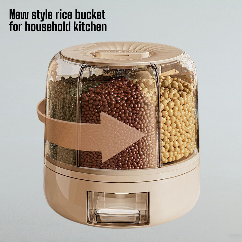 New style rice bucket for household kitchen