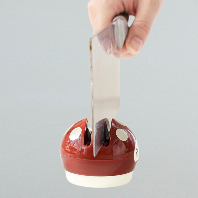Mushroom knife sharpener suction cup household fast knife sharpener