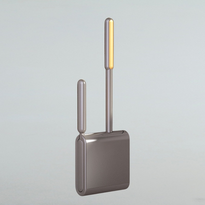 Wall-mounted silicone toilet cleaning brush