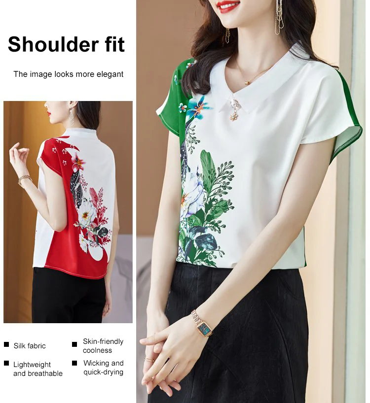 Printed Fashion Lapel Shirt