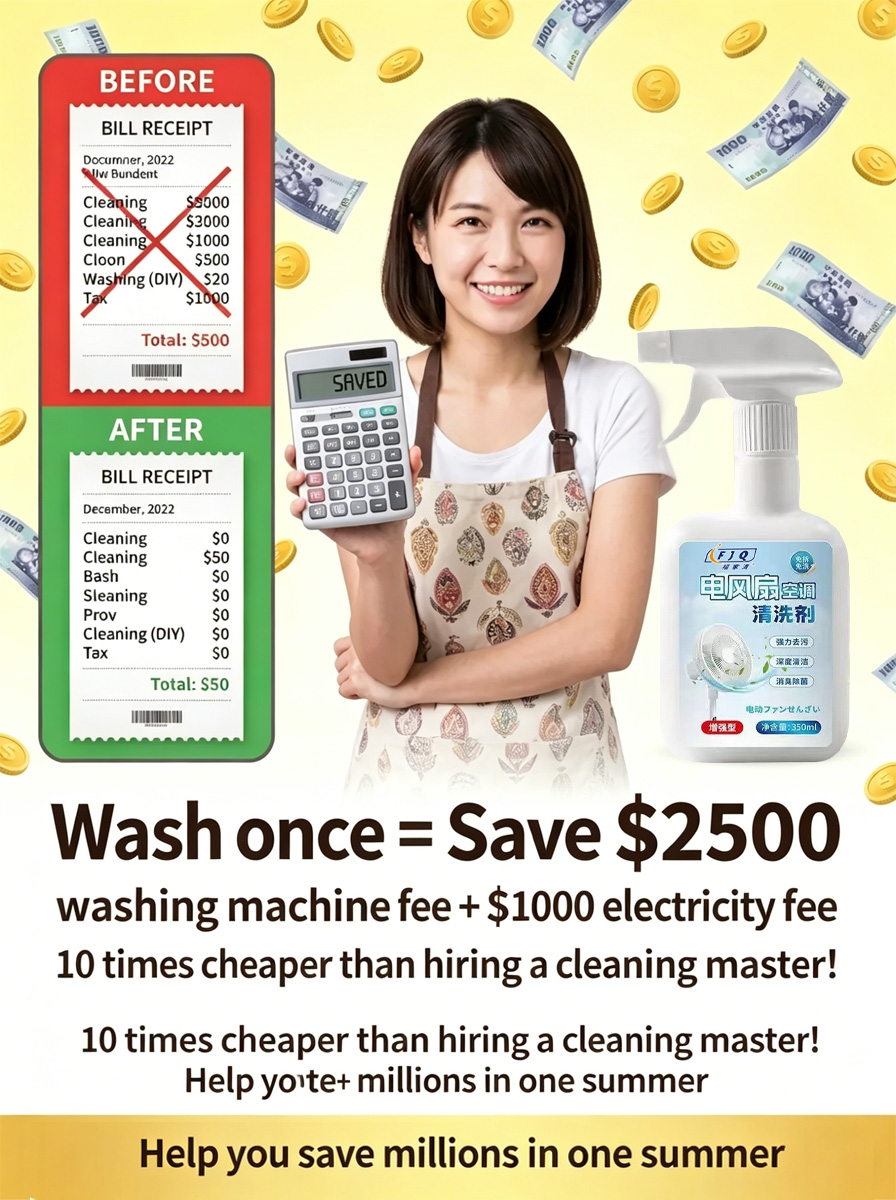 Electric Fan and Air Conditioner Cleaner