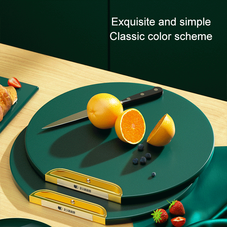 Light luxury Scandinavian style antibacterial standable double-sided chopping board