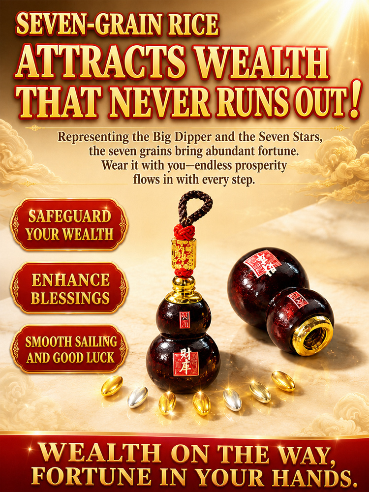 Five Directions Wealth Gourd Lucky Charm Hanging
