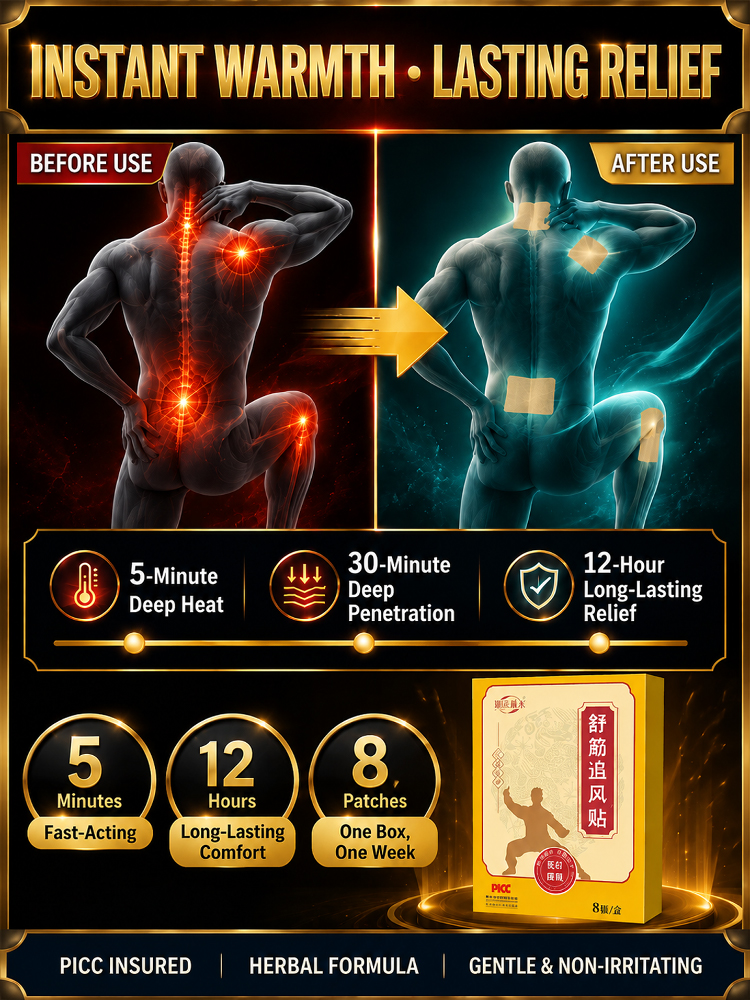 Herbal Muscle-Soothing Pain Relief Patch