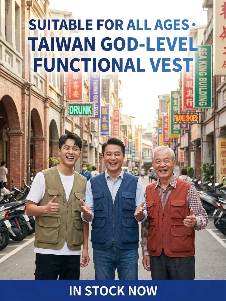 Multi-pocket Quick-dry Breathable Vest