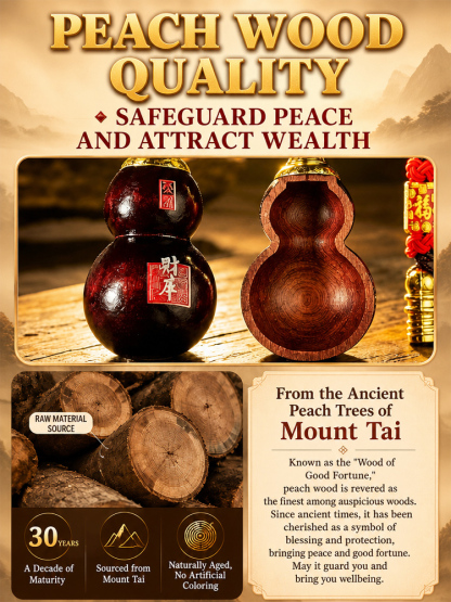 Five Directions Wealth Gourd Lucky Charm Hanging