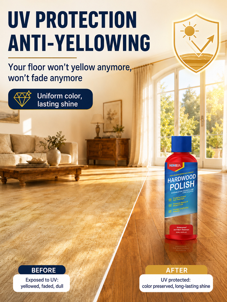 High-Gloss Wood Floor Polish