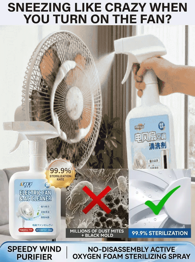 Electric Fan and Air Conditioner Cleaner