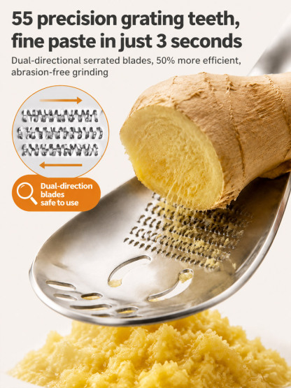 Multi-functional Stainless Steel Grinding Spoon
