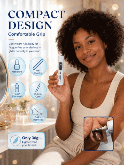 New rechargeable electric nail grinder