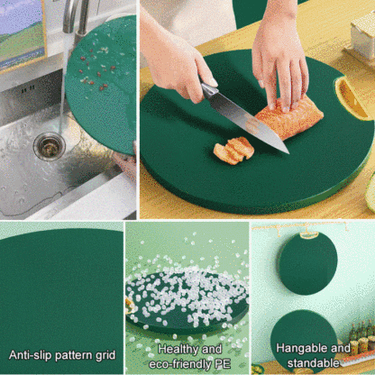 Light luxury Scandinavian style antibacterial standable double-sided chopping board