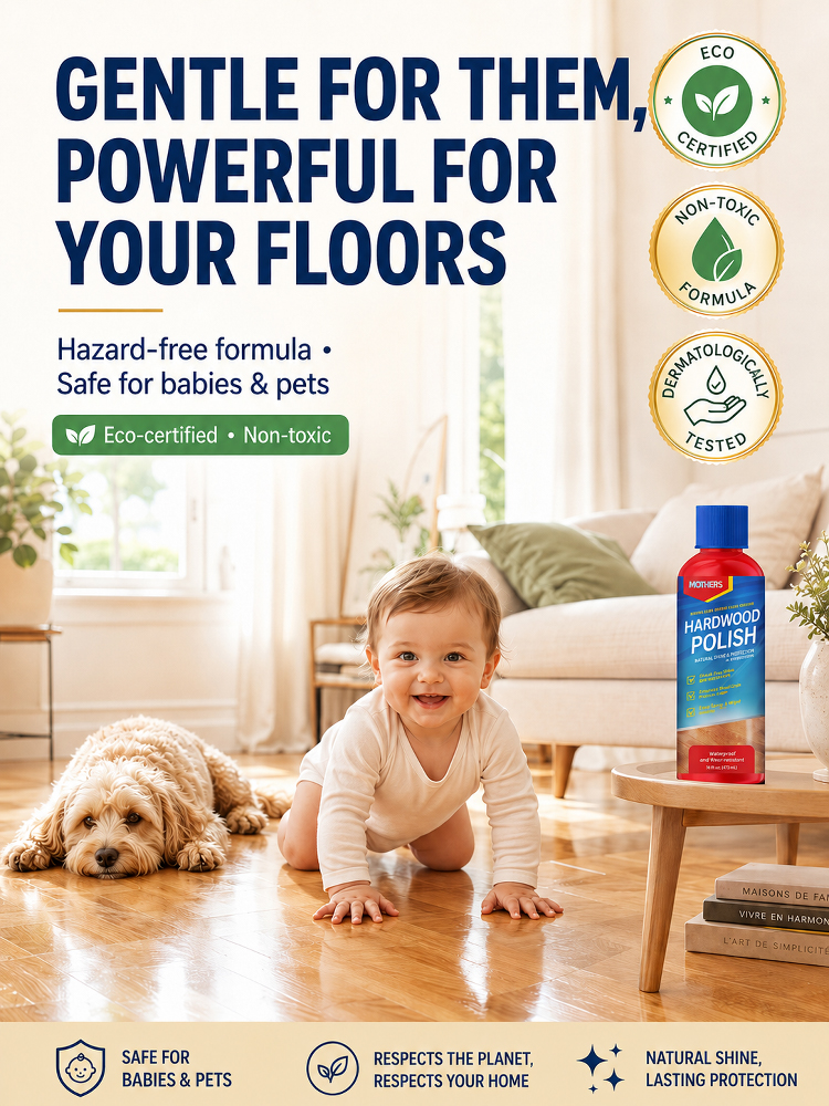 High-Gloss Wood Floor Polish
