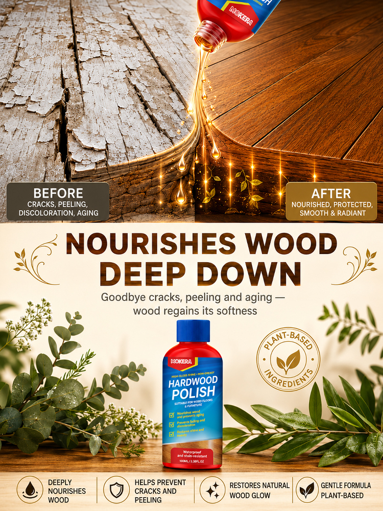 High-Gloss Wood Floor Polish