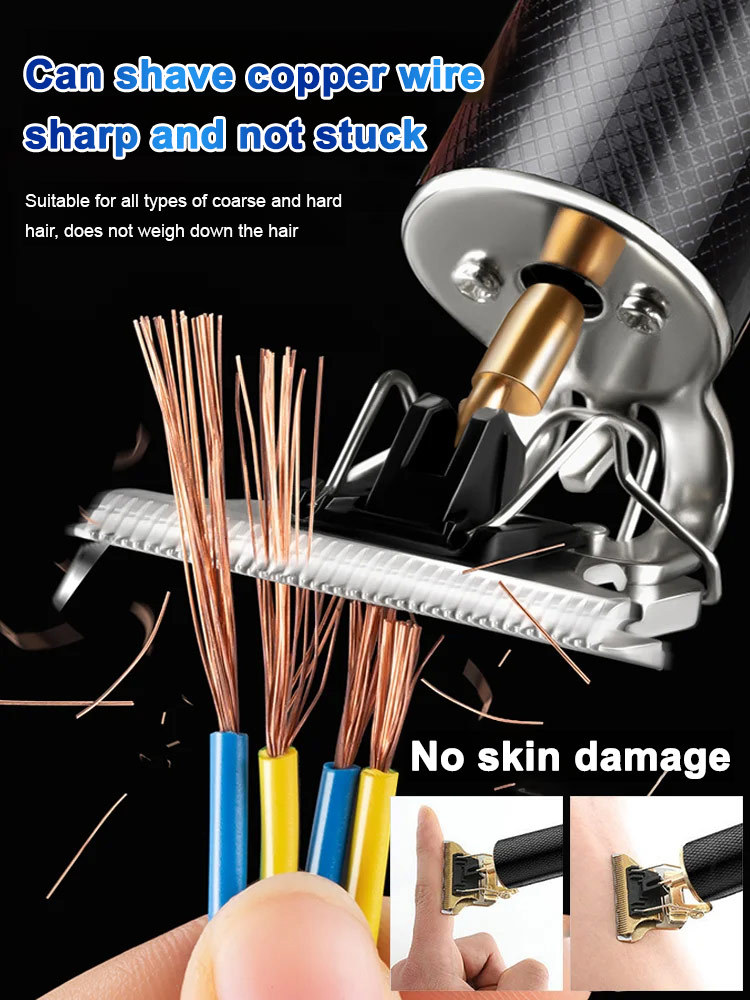 Electric oil head carving hair clipper