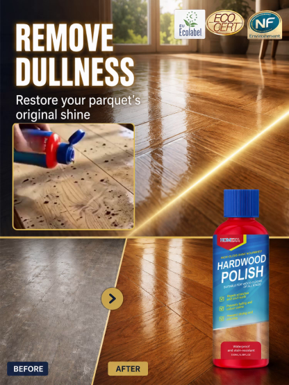 High-Gloss Wood Floor Polish