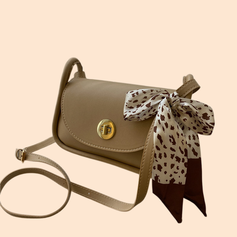 New fashion lock crossbody bag simple casual shoulder small square bag