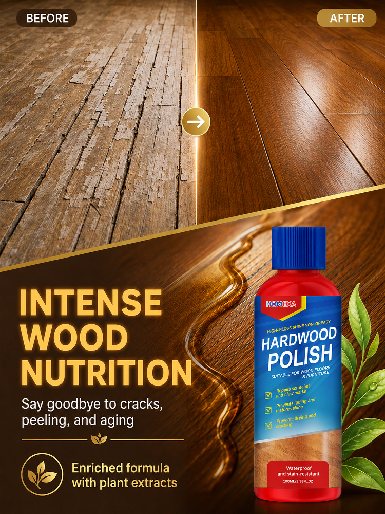 High-Gloss Wood Floor Polish