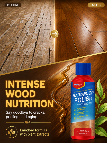 High-Gloss Wood Floor Polish