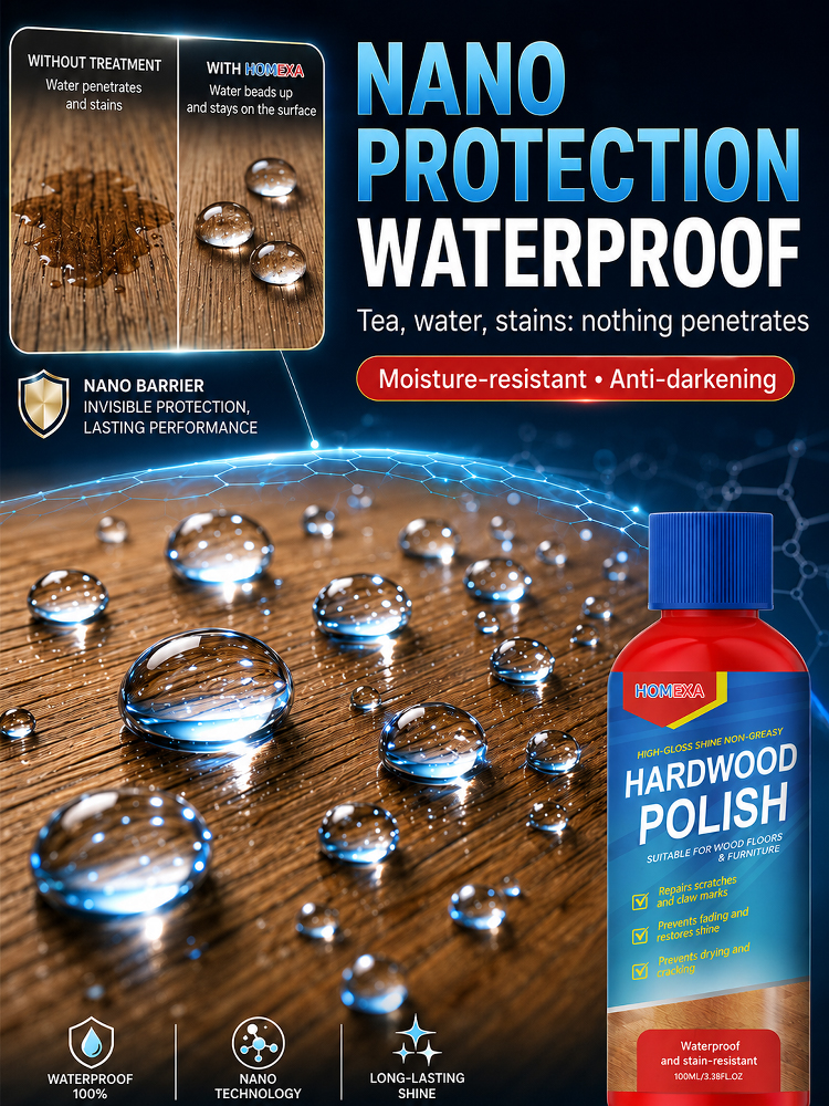 High-Gloss Wood Floor Polish