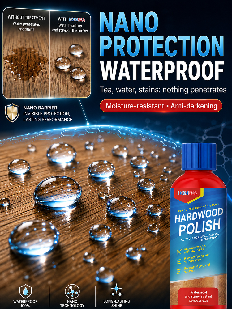 High-Gloss Wood Floor Polish