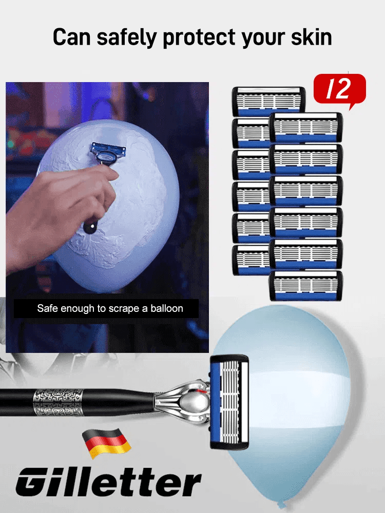 7-layer blade manual shaving razor set
