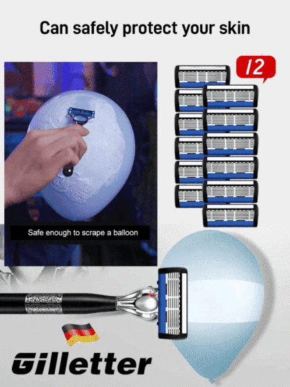7-layer blade manual shaving razor set