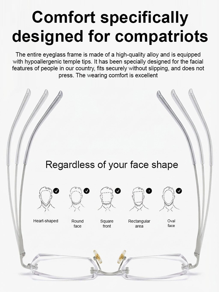 【Co-Created by Designers】Gypsophila Smart Zoom and Color-Changing Reading Glasses