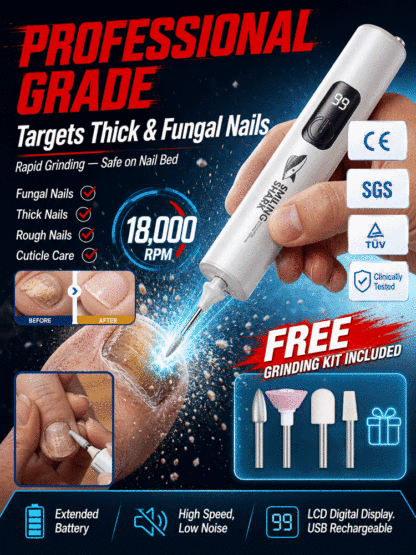 New rechargeable electric nail grinder