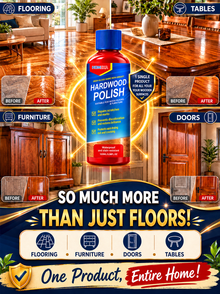 High-Gloss Wood Floor Polish