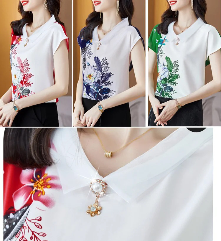 Printed Fashion Lapel Shirt