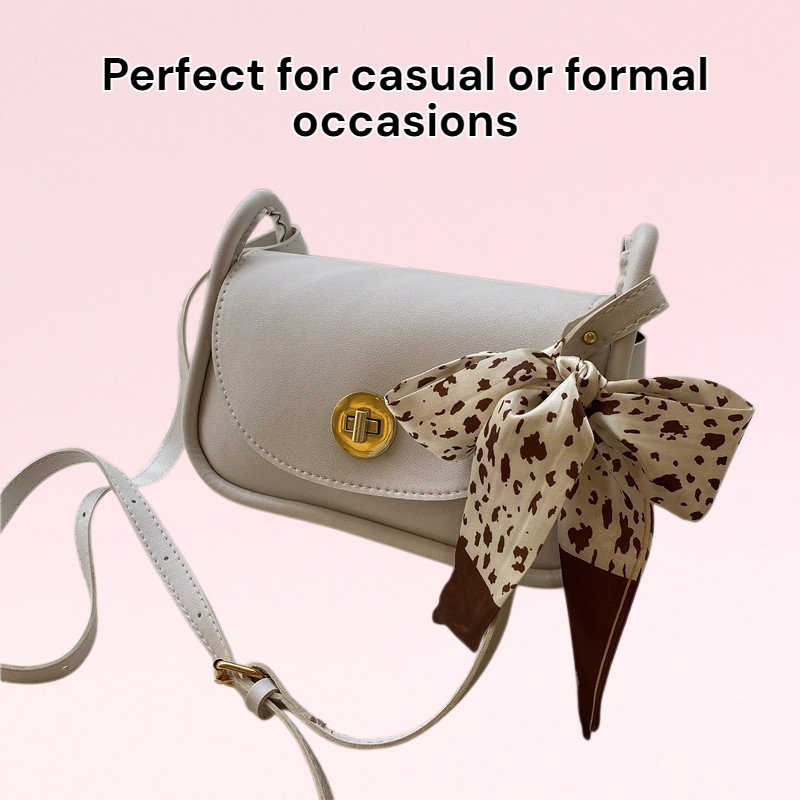 New fashion lock crossbody bag simple casual shoulder small square bag