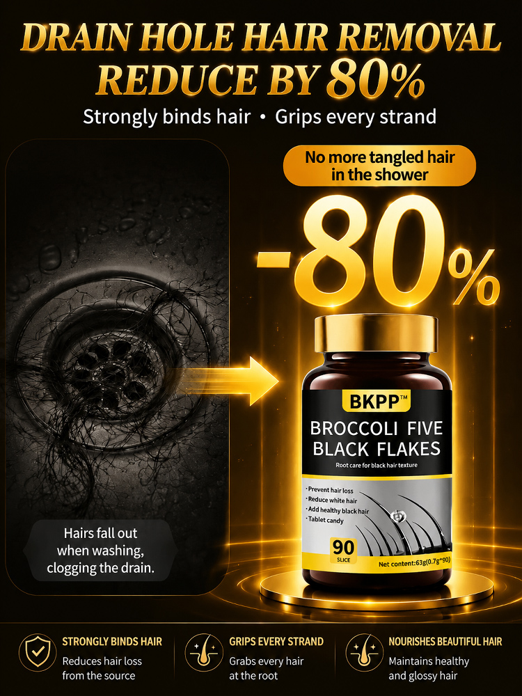 Quinoa Biotin Five-Black Tablets for Lustrous Black Hair