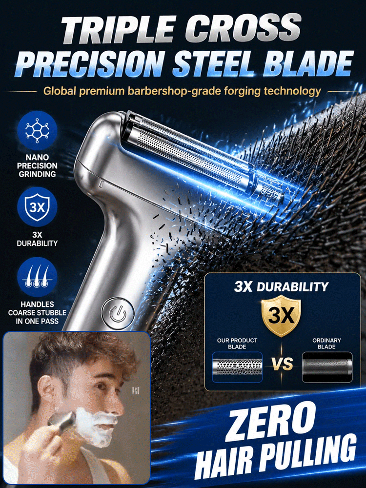 【Three-Blade Integrated】Reciprocating Shaver