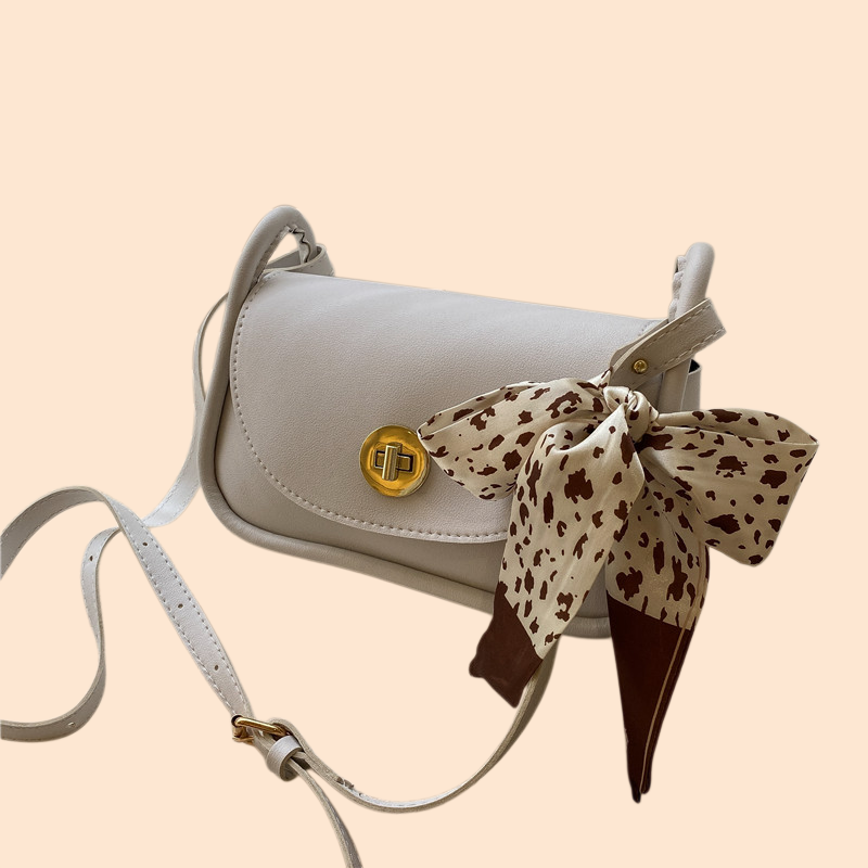 New fashion lock crossbody bag simple casual shoulder small square bag