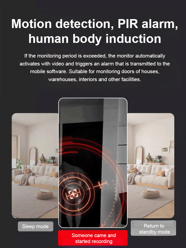[Upgraded super invisible] No-plug camera